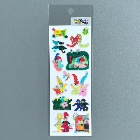 【uou_cute】Sticker clowns / ステッカー
