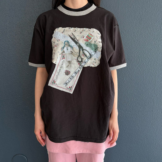 Table Tshirt / Black / グラフィックTシャツ