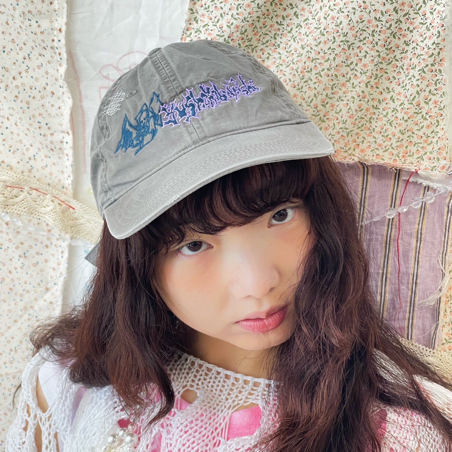 Logo Cap / Gray / ロゴキャップ