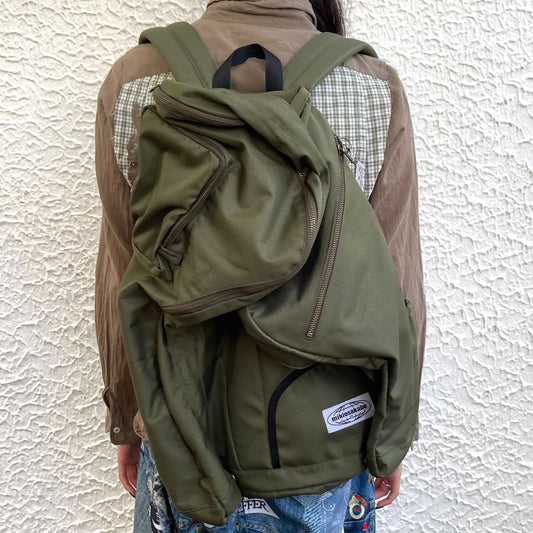 TWISTED BACK PACK / KHAKI / ツイストバックパック
