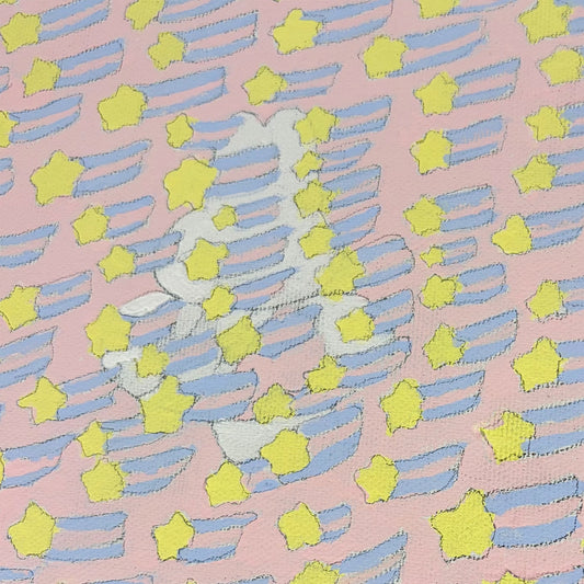 star rabbit painting / ペインティング