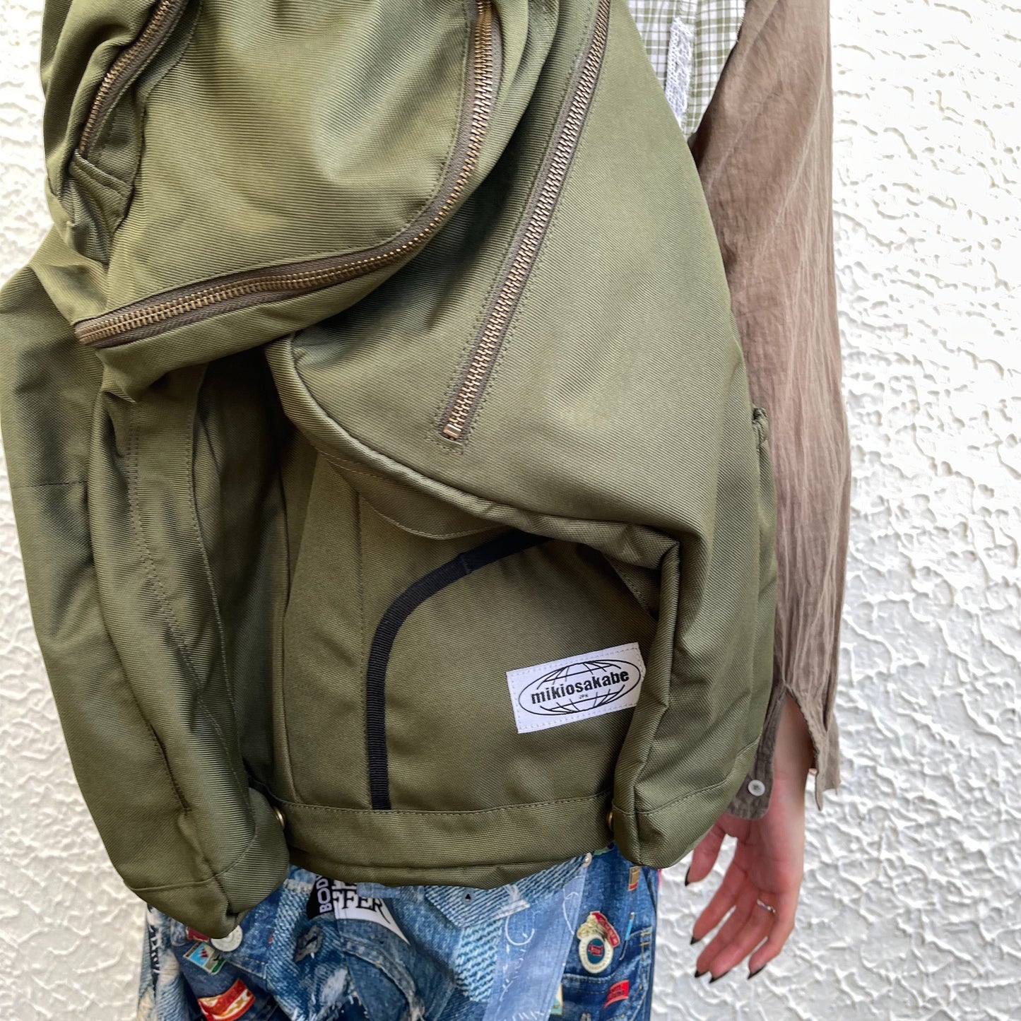 TWISTED BACK PACK / KHAKI / ツイストバックパック