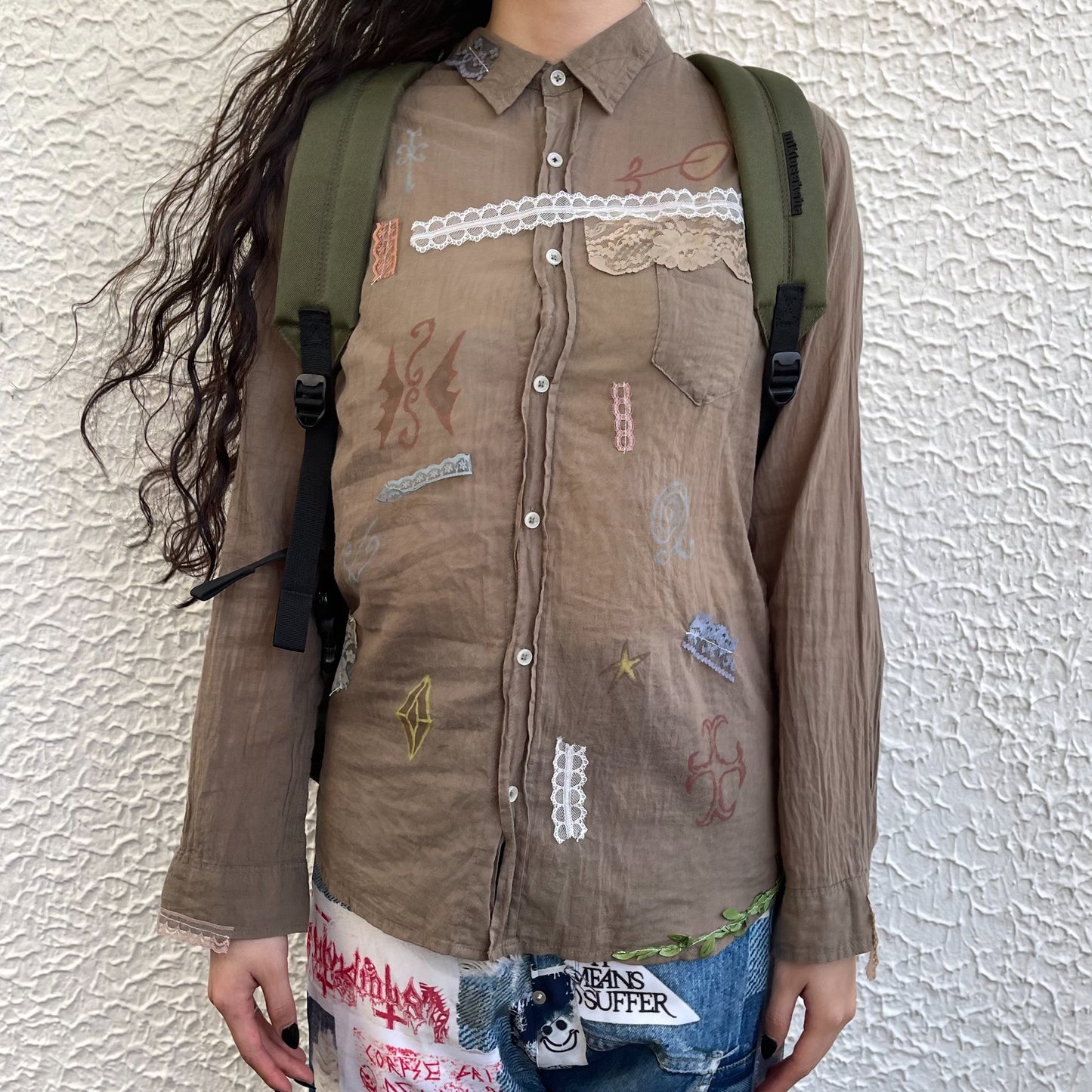 TWISTED BACK PACK / KHAKI / ツイストバックパック