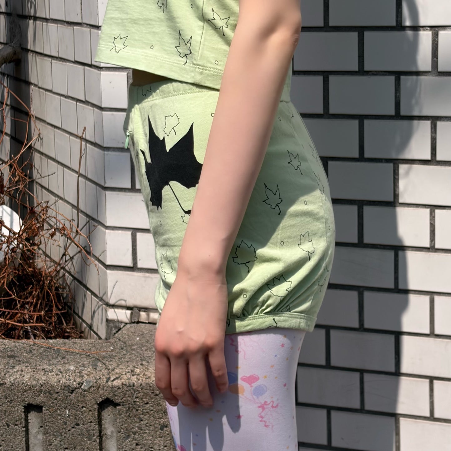 SECRET POCKET GYM SHORTS / MISTY JADE / シークレットポケットジムショーツ