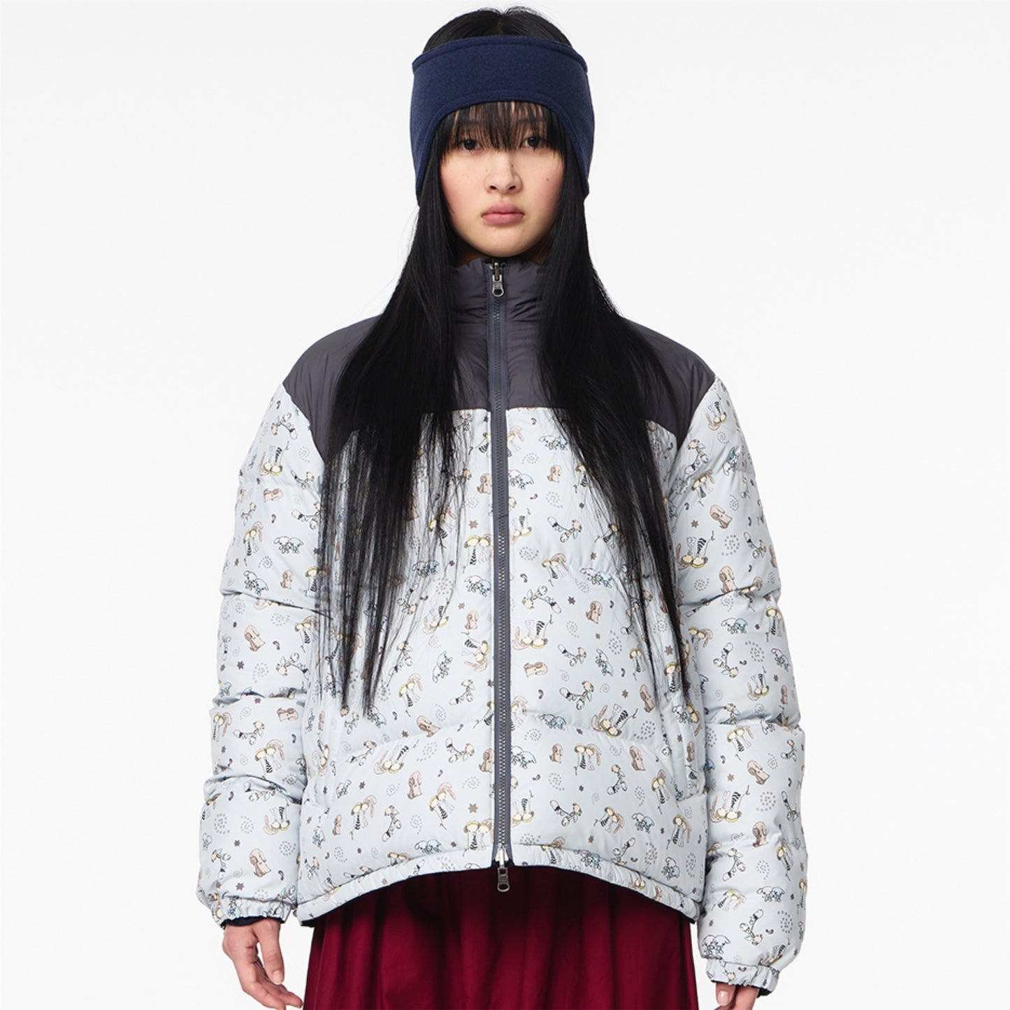 REVERSIBLE DOWN JACKET / NAVY / リバーシブルダウンジャケット
