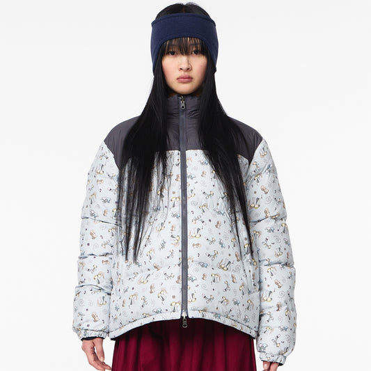 REVERSIBLE DOWN JACKET / NAVY / リバーシブルダウンジャケット