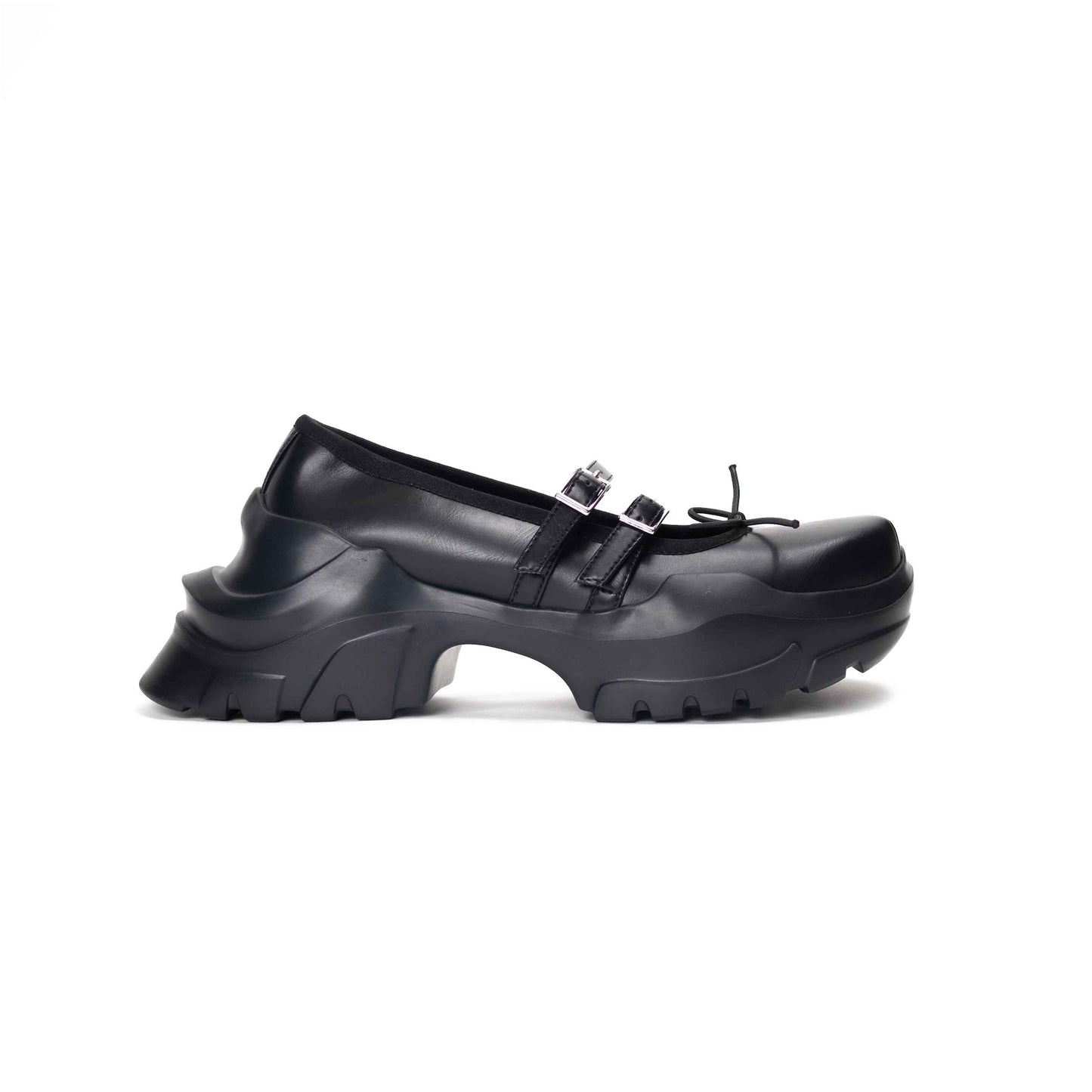 【AKIKOAOKI】Achilles Ballet / Black x Black / バレエシューズ