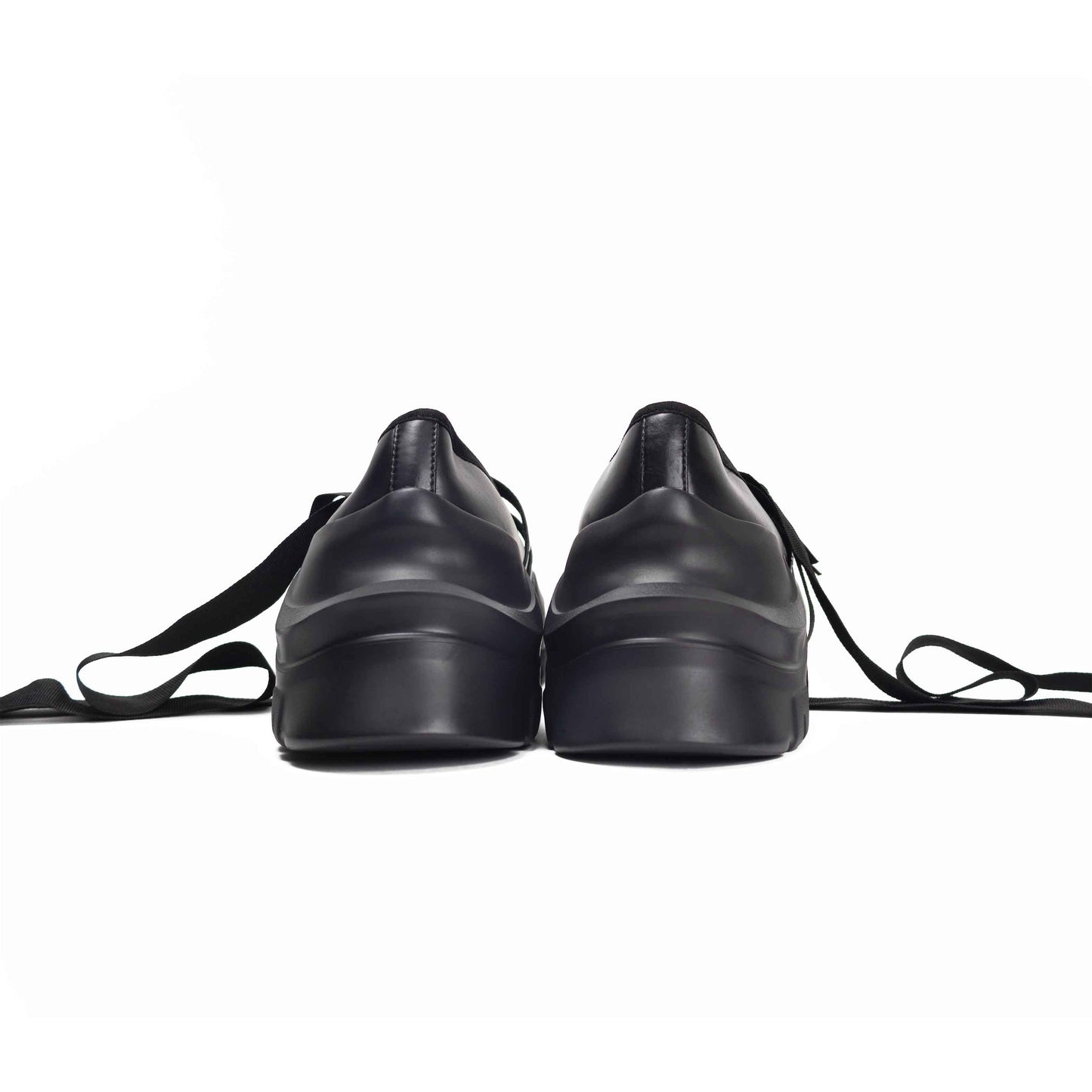 【AKIKOAOKI】Achilles Ballet / Black x Black / バレエシューズ