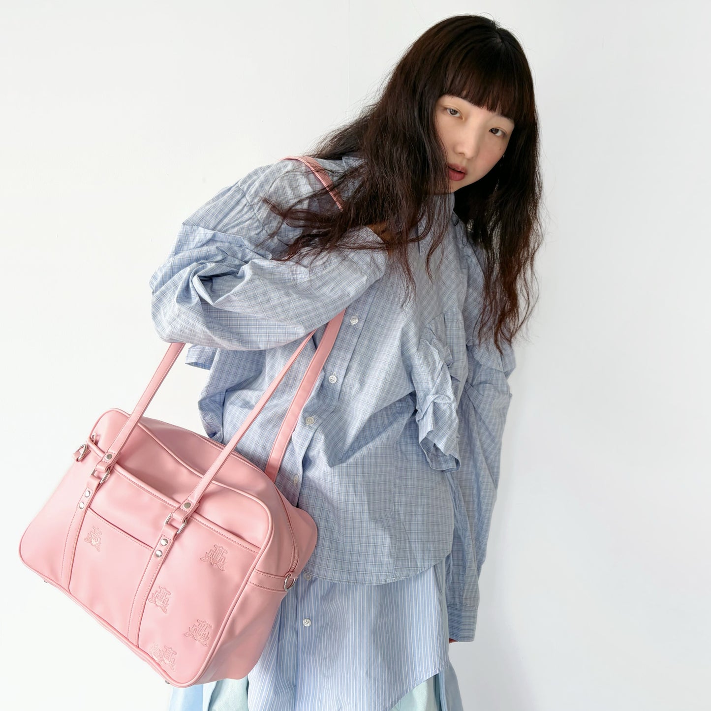 CONFUSING LONG SLEEVES SHIRT / BLUE / ユニークシャツ