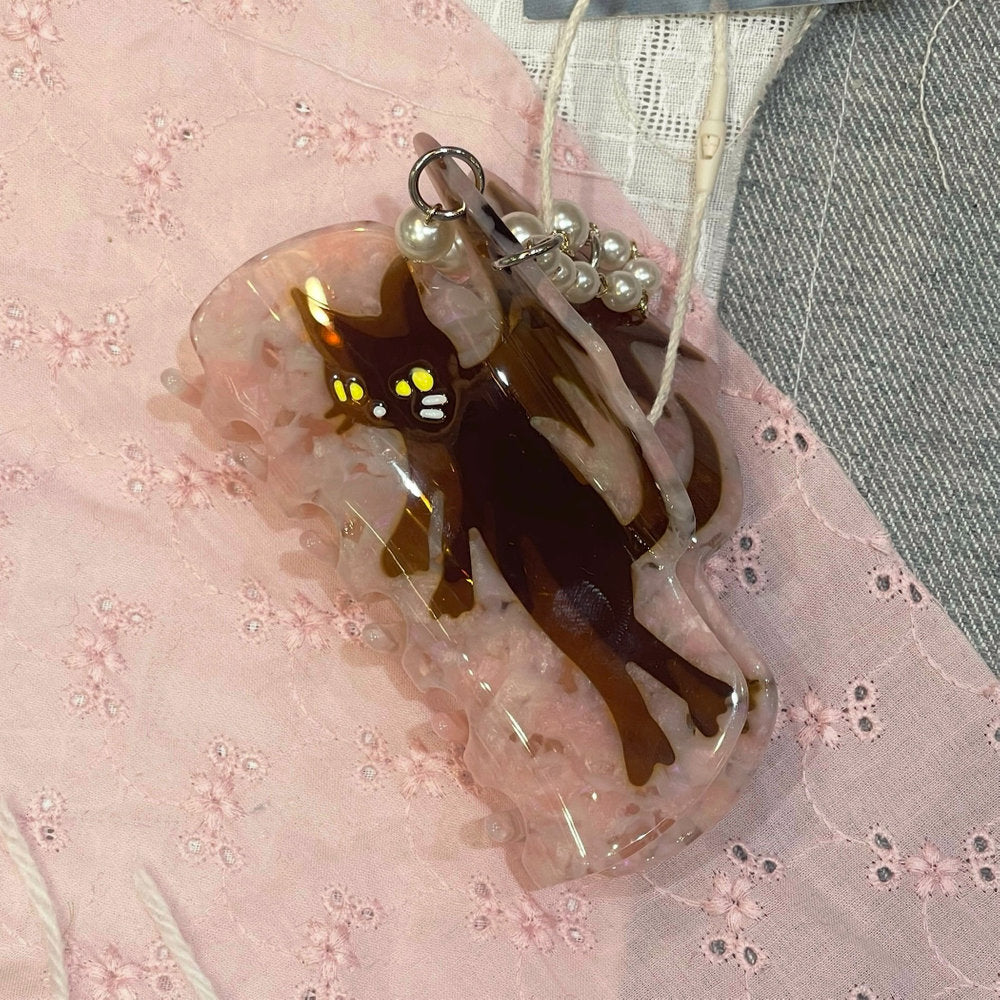 Cat hair clip / Pink / キャットヘアークリップ