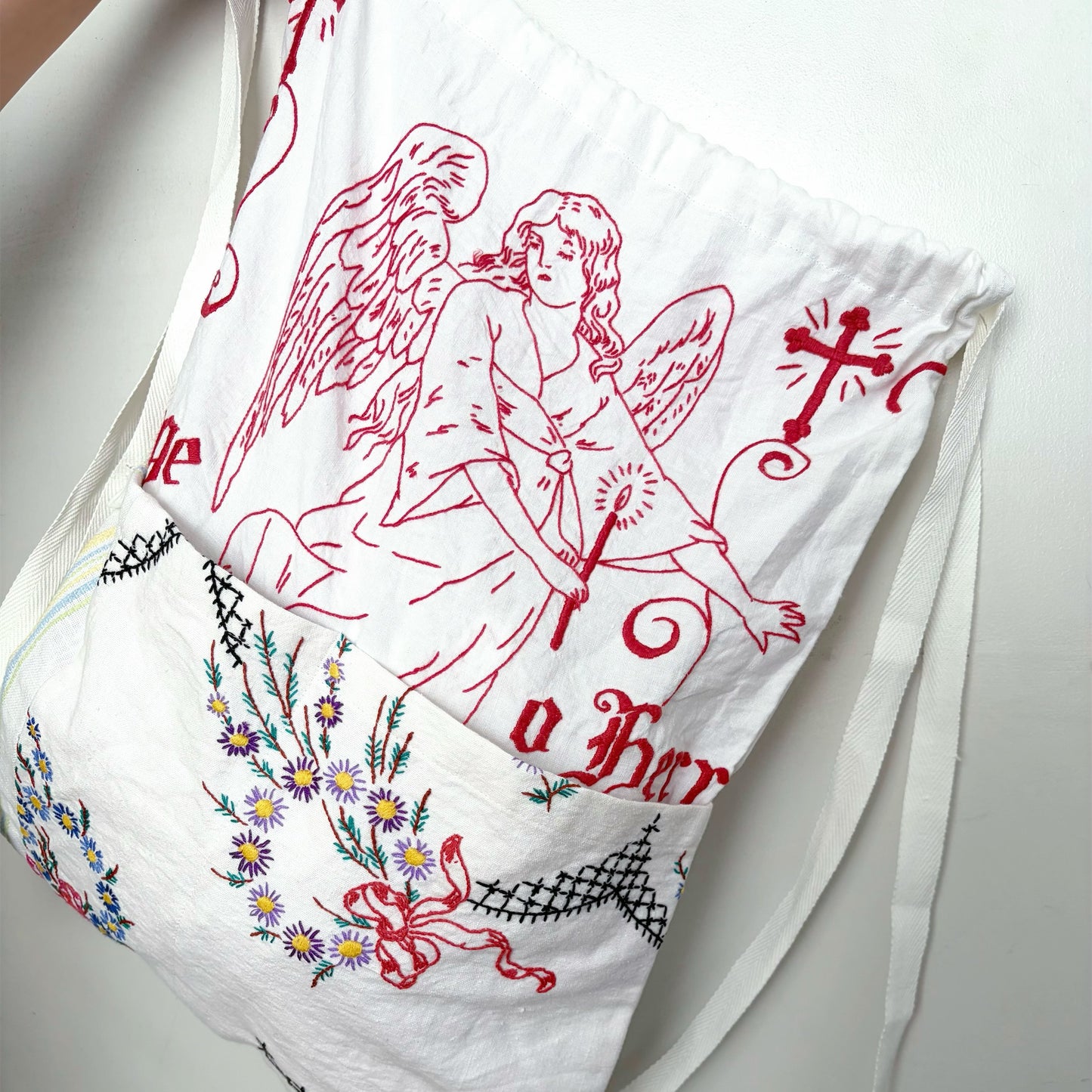 TABLECLOTH drawstring backpack / テーブルクロスバックパック