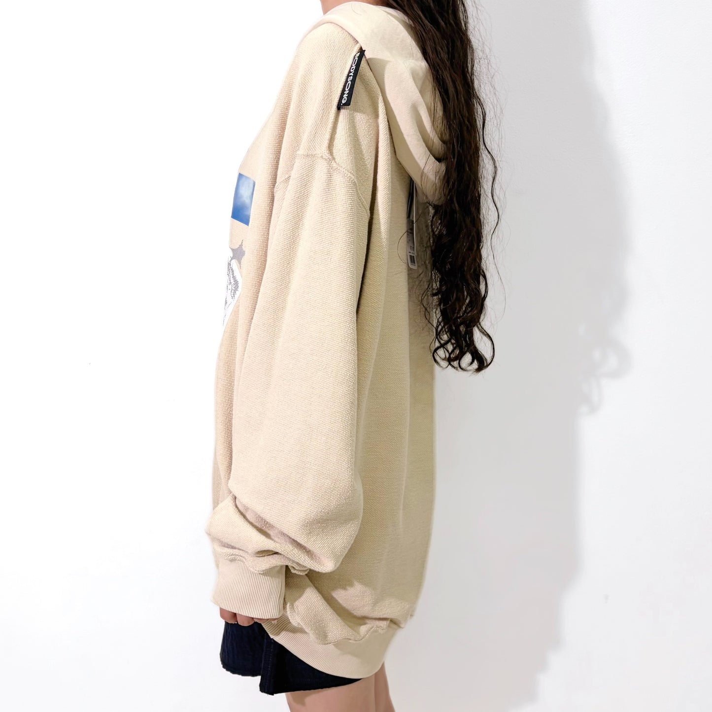 【SHEEP LIMITED】POTENTIAL INSIDE-OUT REVERSIBLE HOODIE FOR SHEEP / BEIGE / グラフィックフーディー