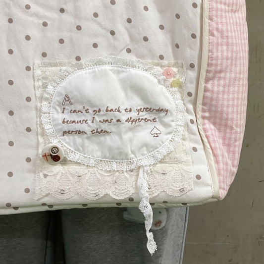 Fifi tote bag / pink / キルティングバッグ