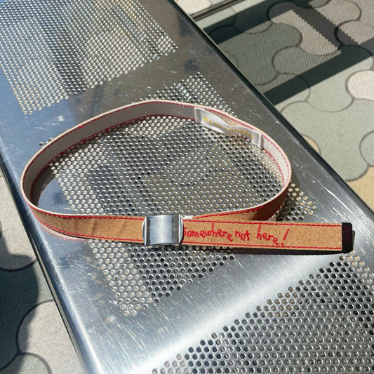 cork belt / red / コルクベルト