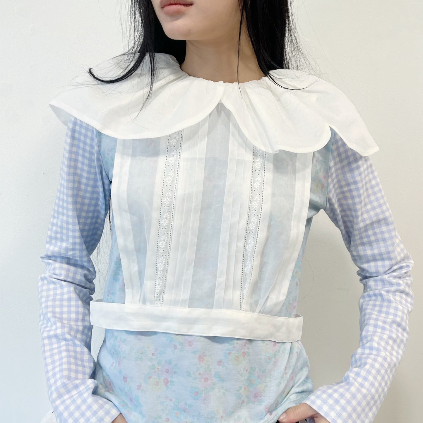 Sheer Cotton Blouse / White / シアーコットンブラウス