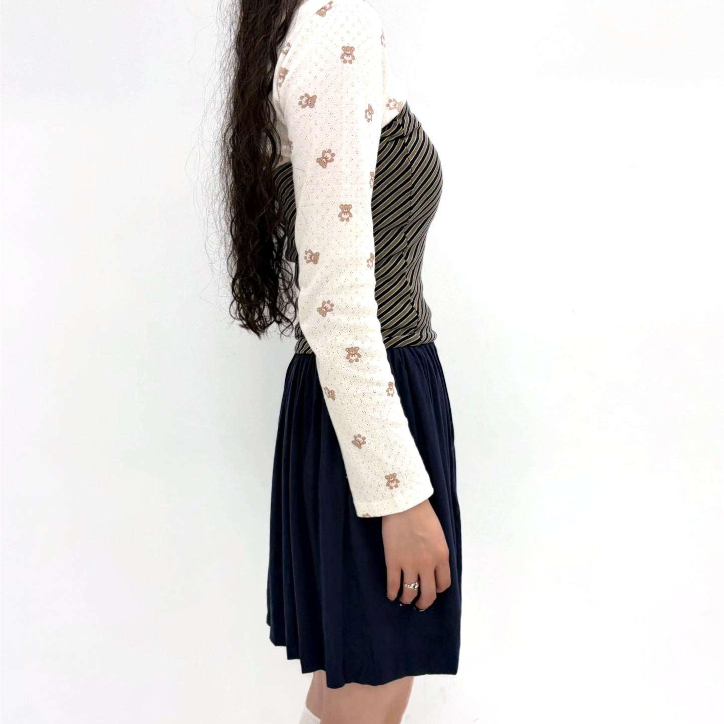 [fa.er.ie] la chambre dress / khaki / チューブトップドレス