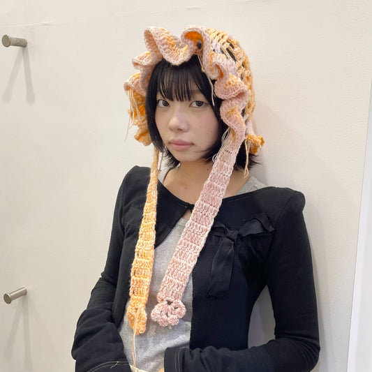 baby knit cap / Orange / ベイビーニットキャップ