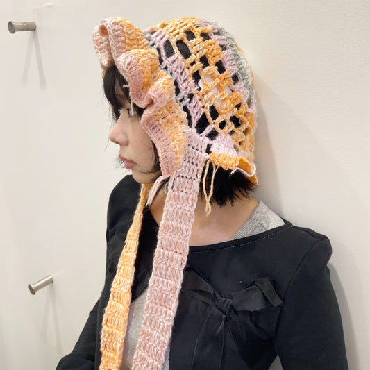 baby knit cap / Orange / ベイビーニットキャップ