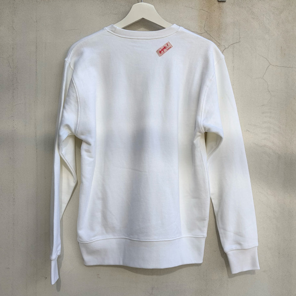 Who? Sweat / White / プリントスウェット
