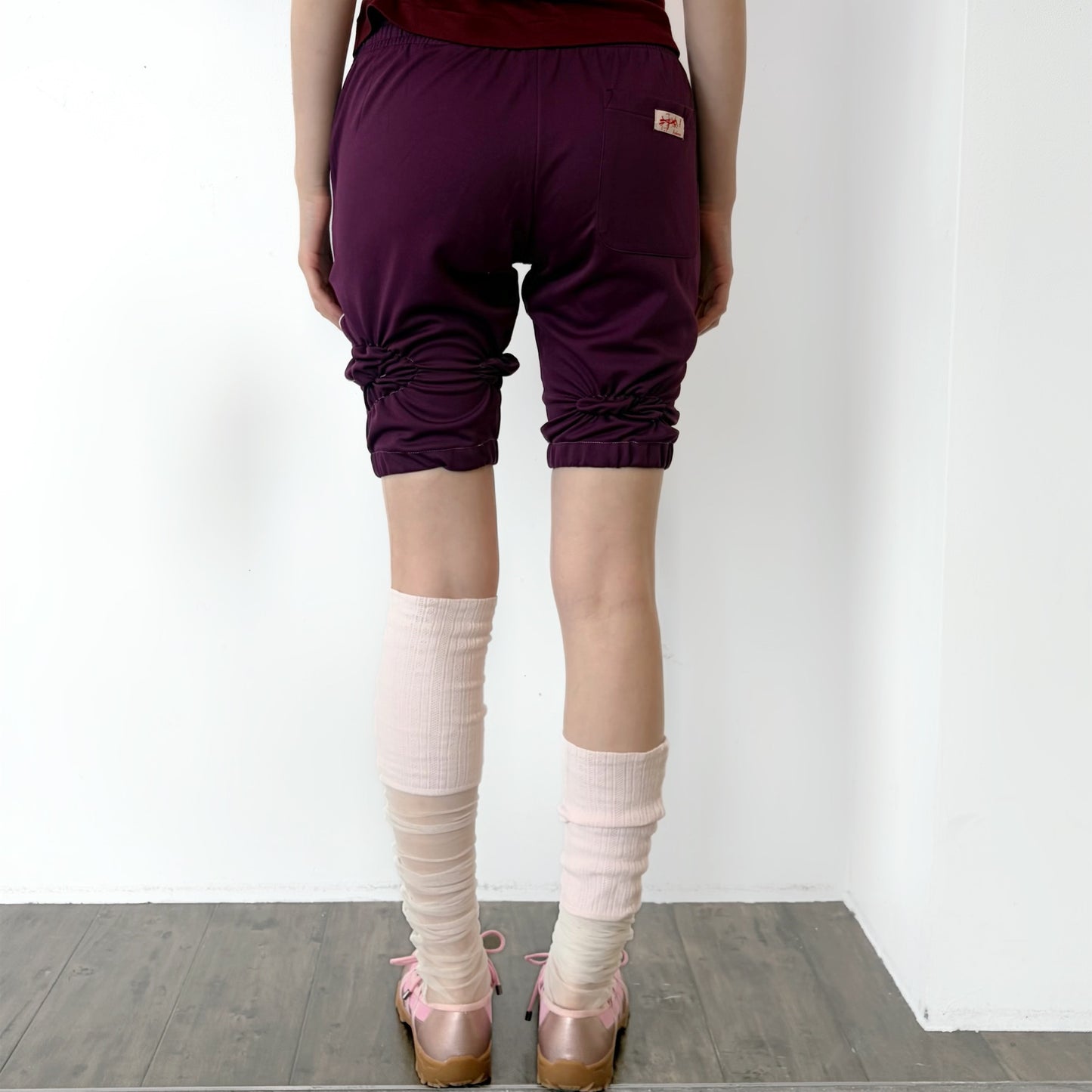 pure music shorts / purple / シャーリングショーツ