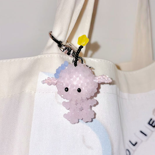 [X KUMDORI] KUMSUNI Beads Key Ring / ビーズキーリング