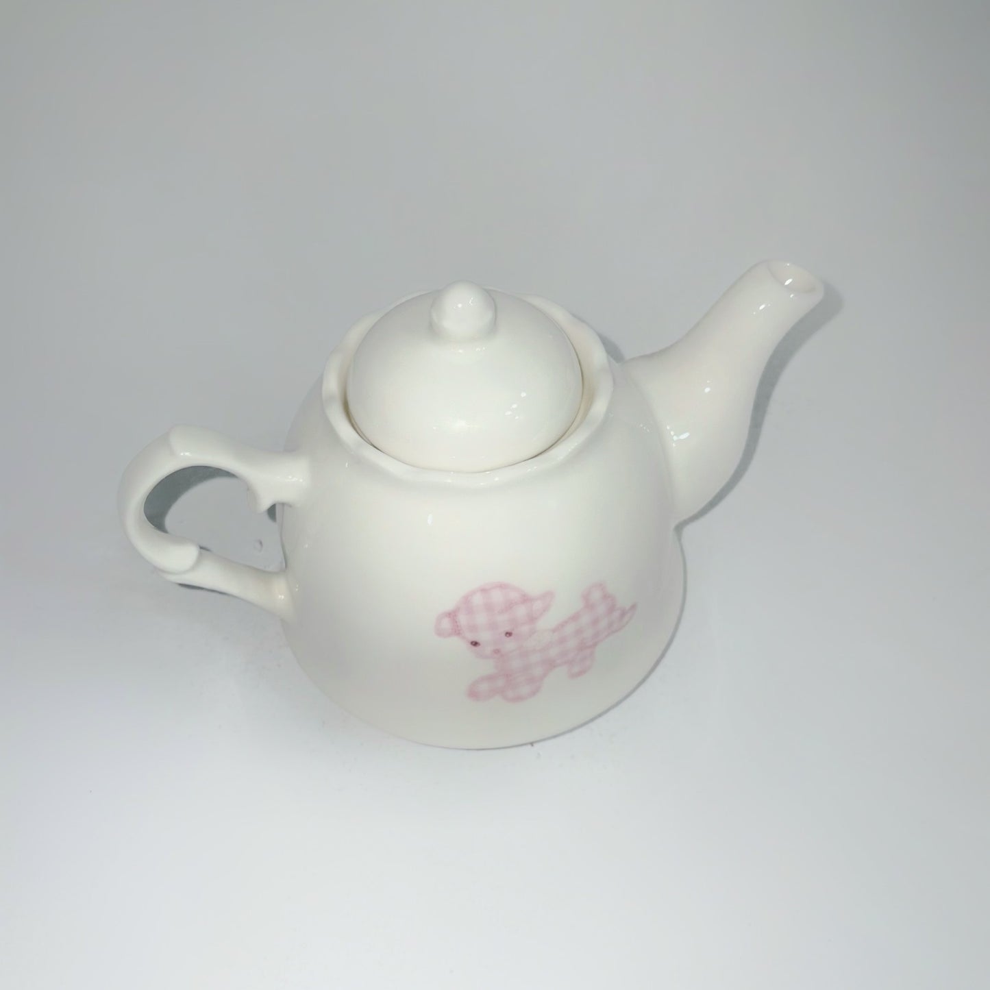 Pink patch sheep kettle / ひつじのケトル