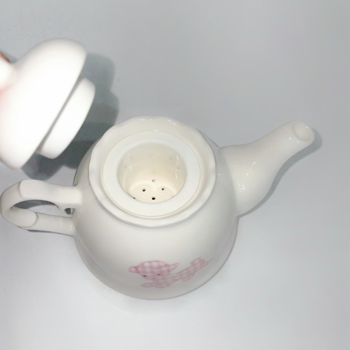 Pink patch sheep kettle / ひつじのケトル