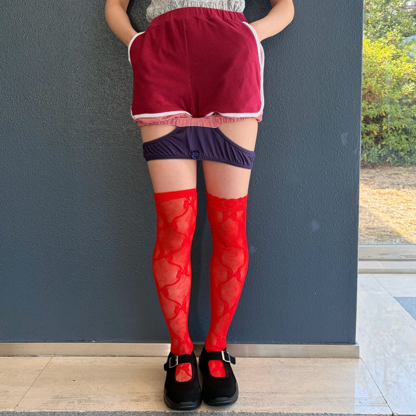GYM UNIFORM PANTS / RED / ジムユニフォームパンツ