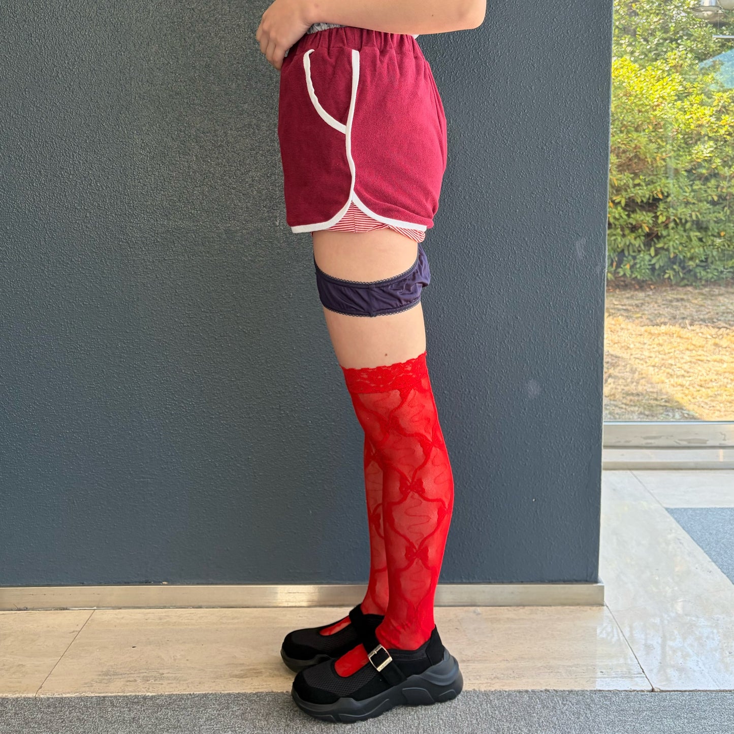 GYM UNIFORM PANTS / RED / ジムユニフォームパンツ