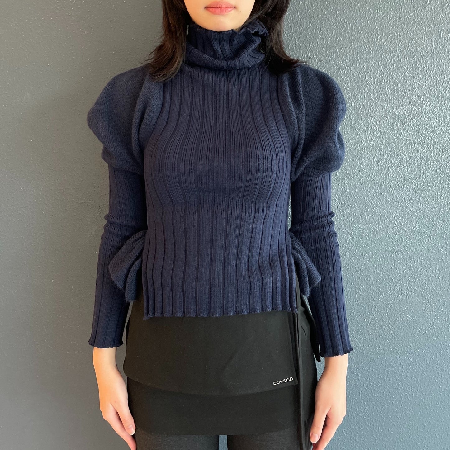 Maggy SWEATER / Navy / クラシックニットトップ