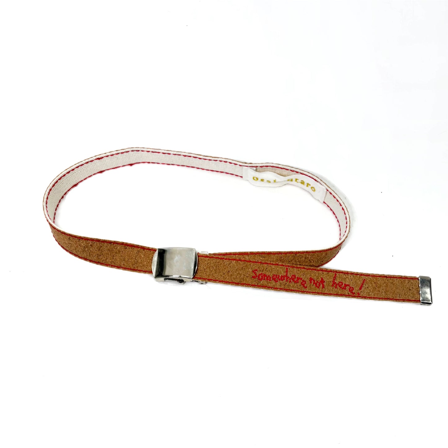 cork belt / red / コルクベルト