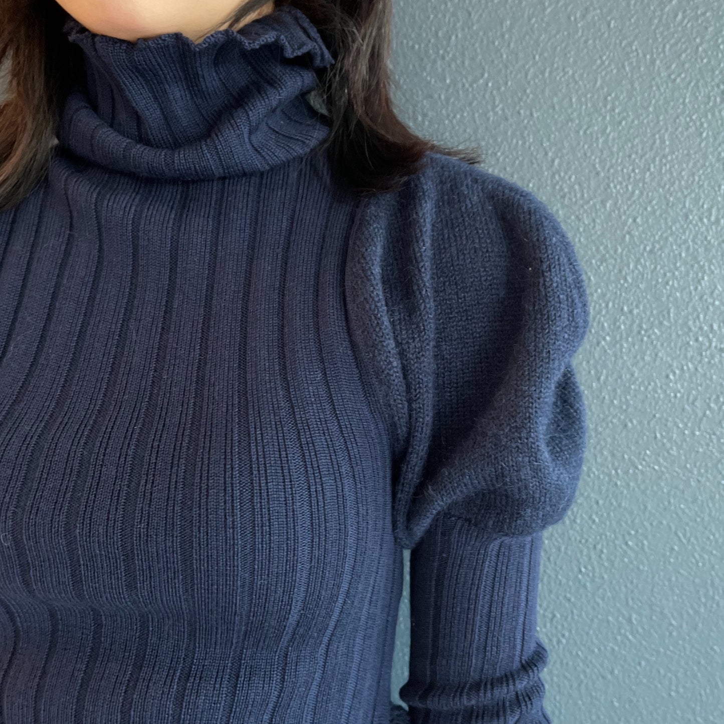 Maggy SWEATER / Navy / クラシックニットトップ