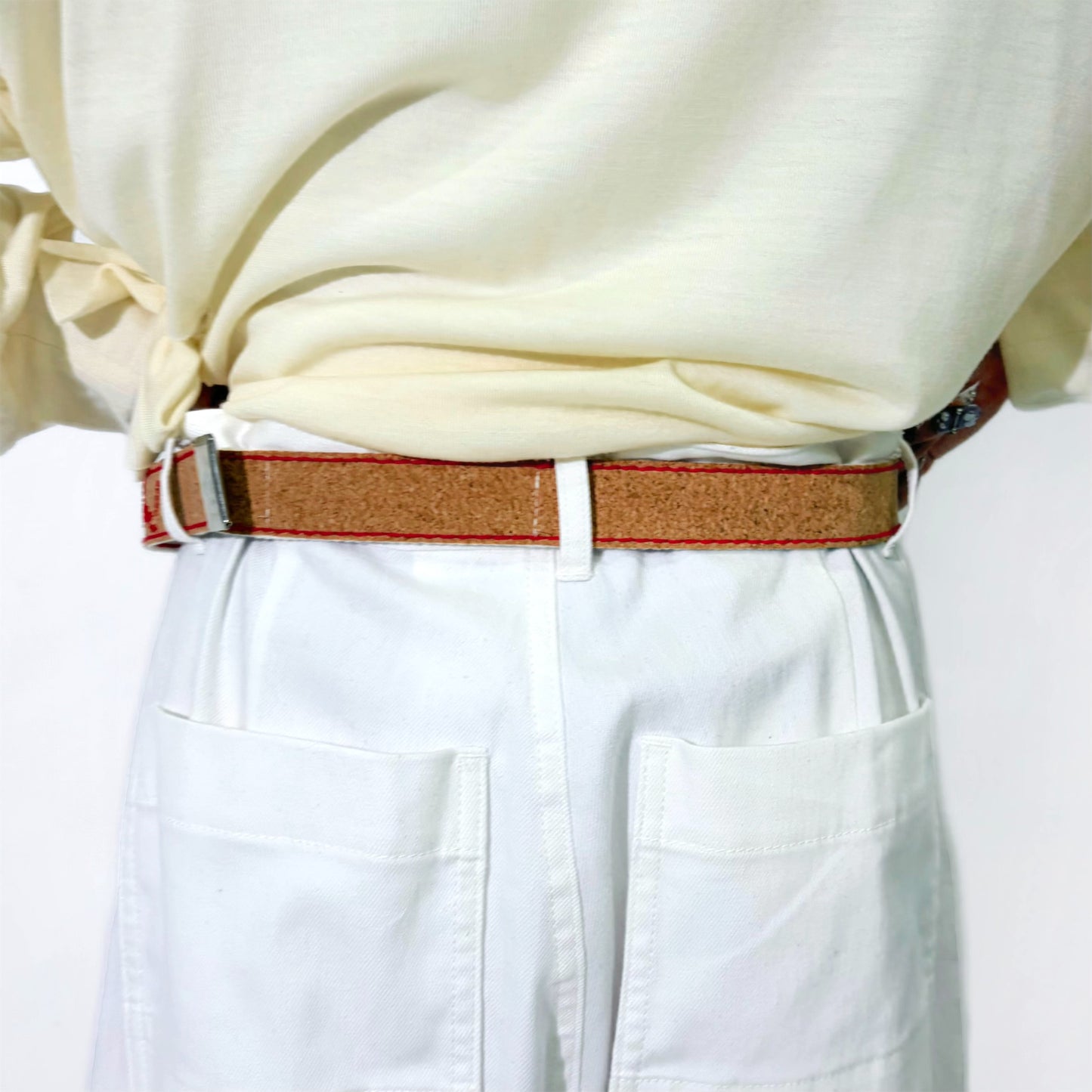 cork belt / red / コルクベルト