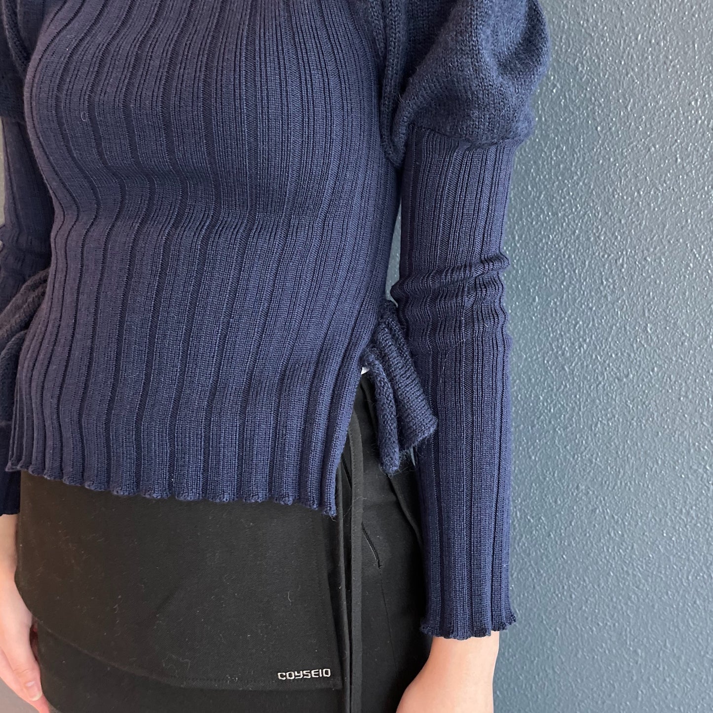 Maggy SWEATER / Navy / クラシックニットトップ