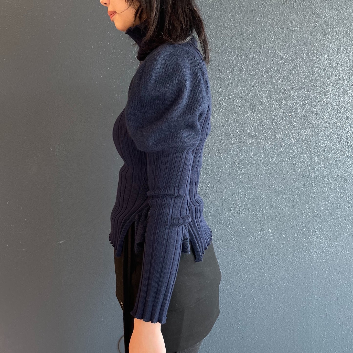 Maggy SWEATER / Navy / クラシックニットトップ