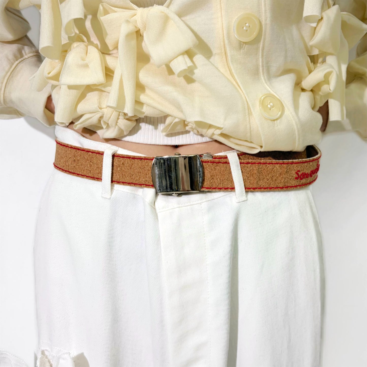 cork belt / red / コルクベルト