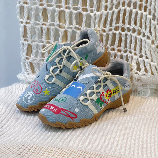 【Morio x yushokobayashiコラボレーションシューズ】Morio Double Bow / Denim / 23cm