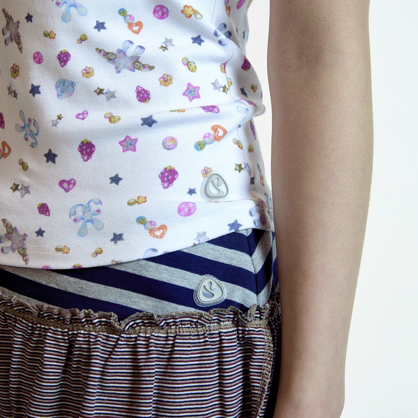 EMA TINY FRIENDS SLEEVELESS / WHITE / Ema Gasparコラボレーション