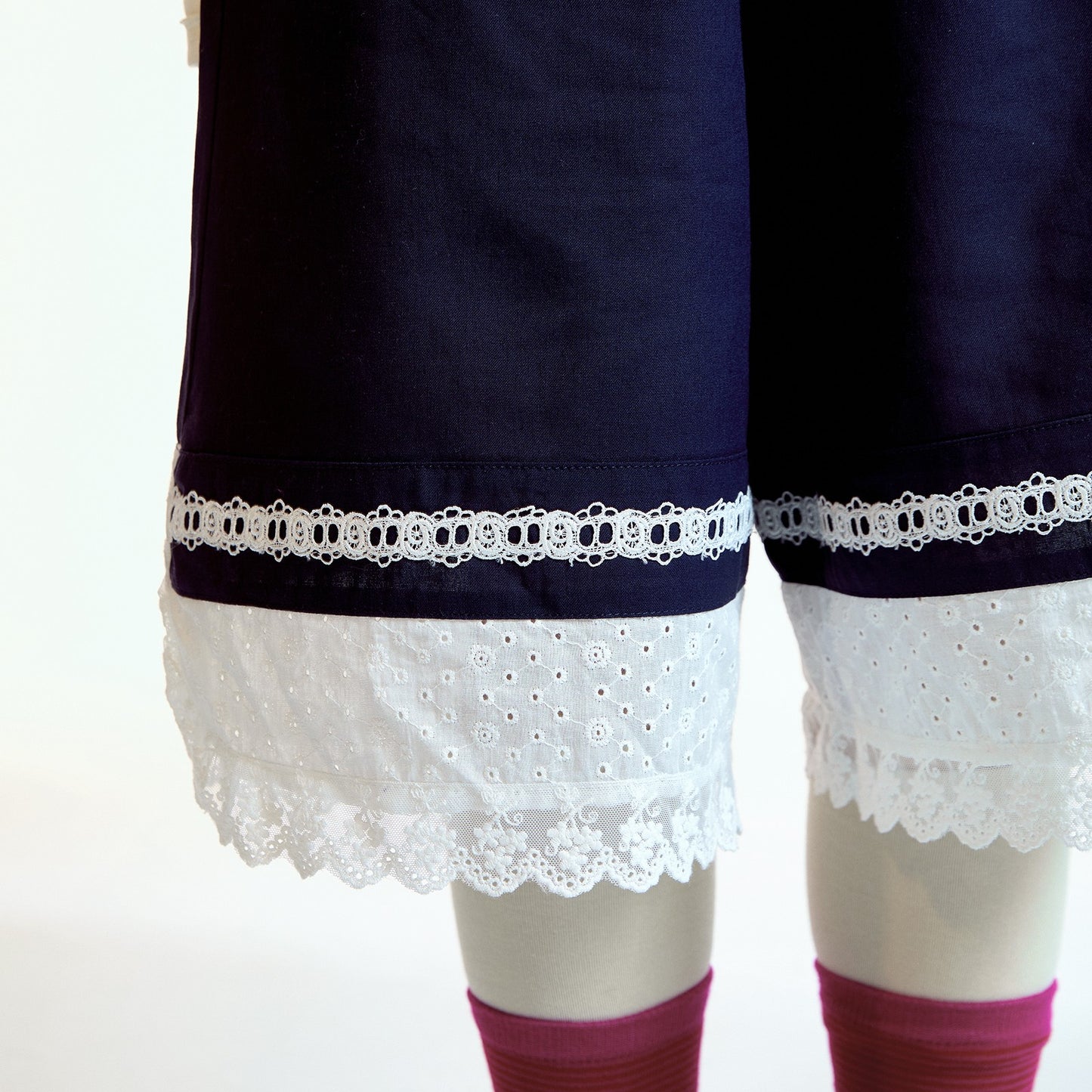 LACE SHORTS /  NAVY / レースショーツ