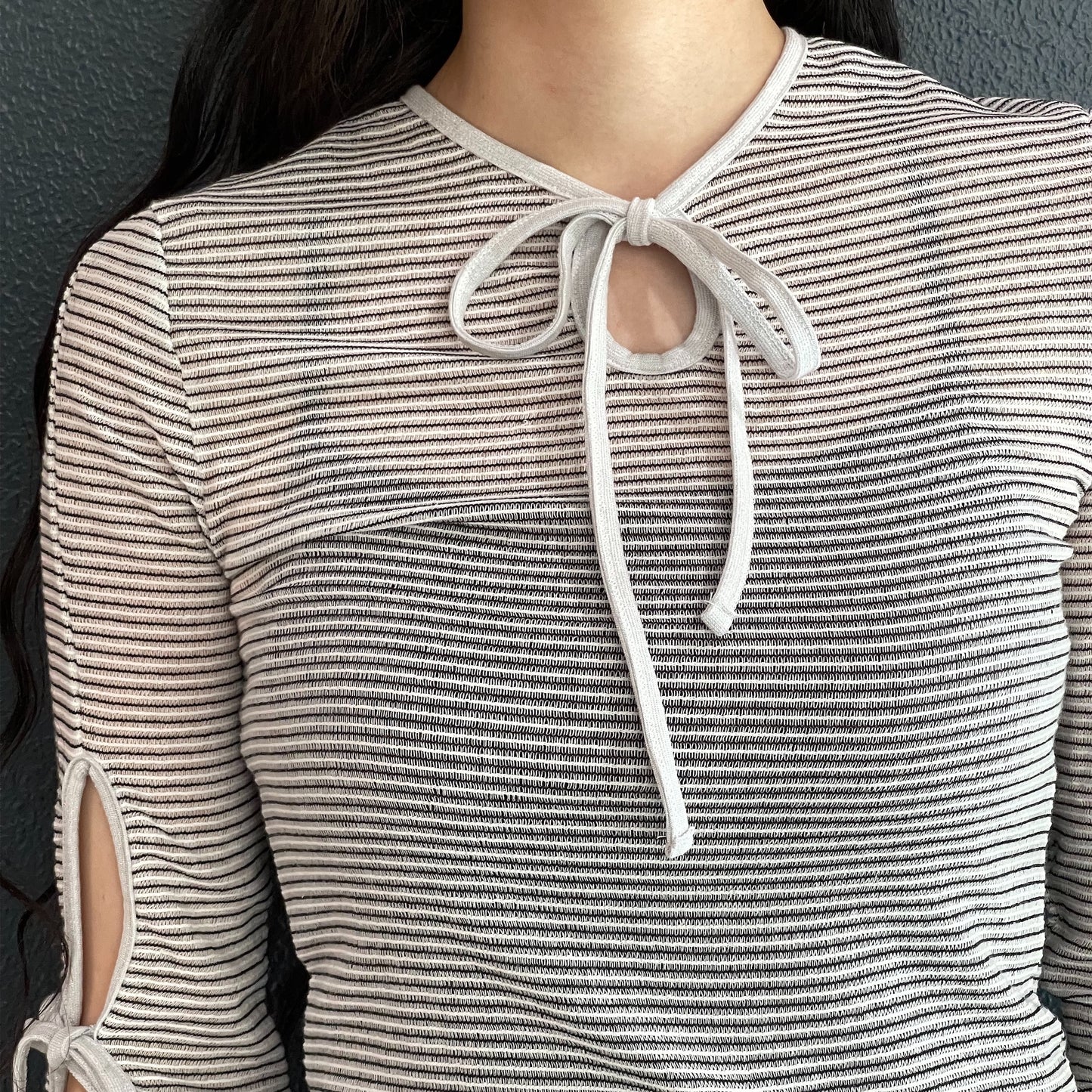 Strap Cut Out Top / White / ストラップカットアウトトップ