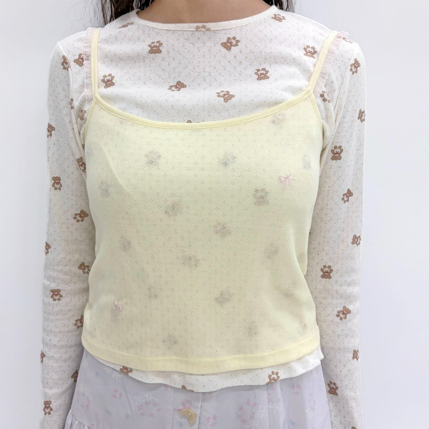 Mimi Camisole / Lemon / アイレットキャミソール