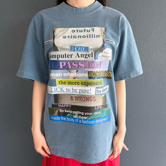 TEE/PASSION / BLUE / グラフィックTシャツ