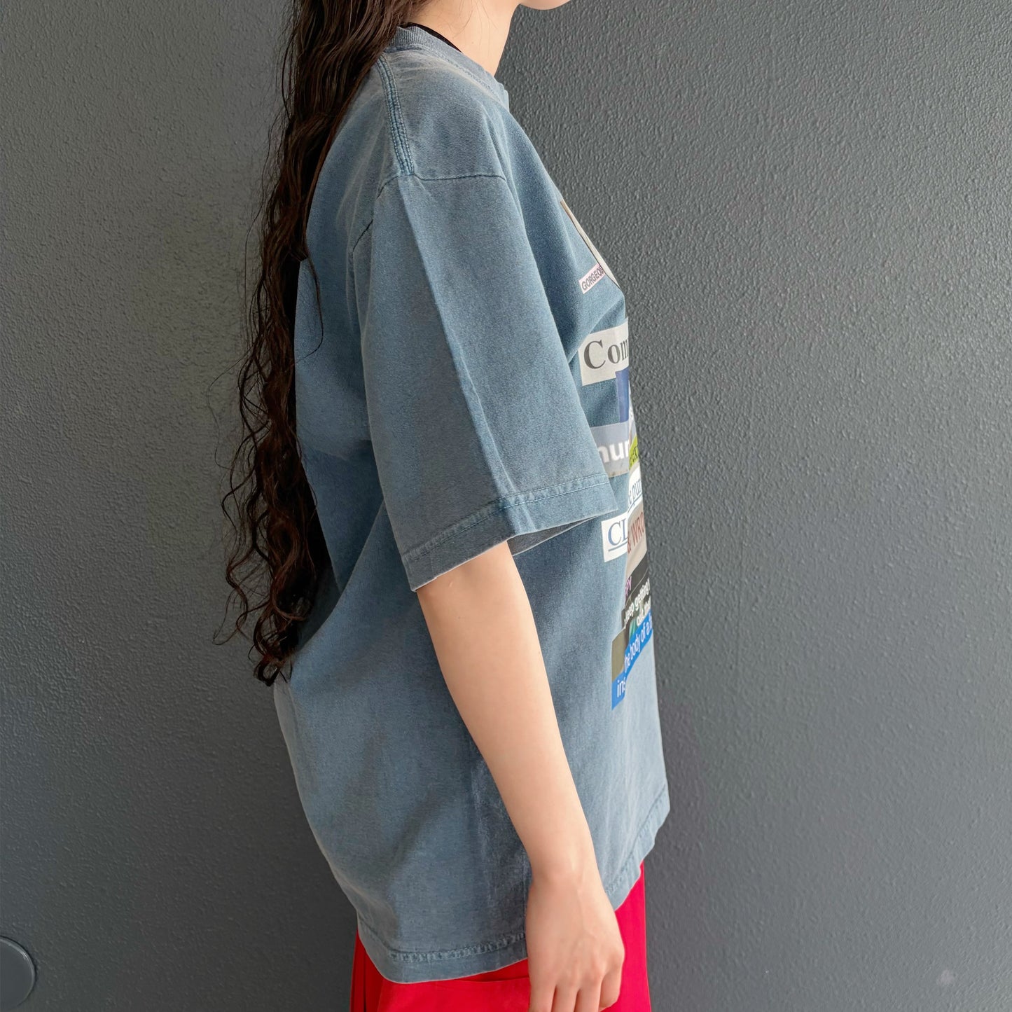 TEE/PASSION / BLUE / グラフィックTシャツ