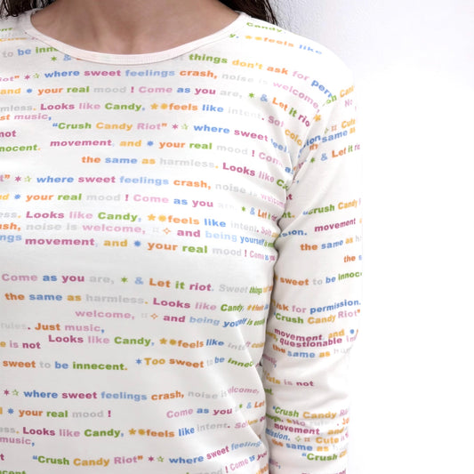 [F.E.E.S] jersey pattern long top / C.C.R / プリントロングスリーブTシャツ