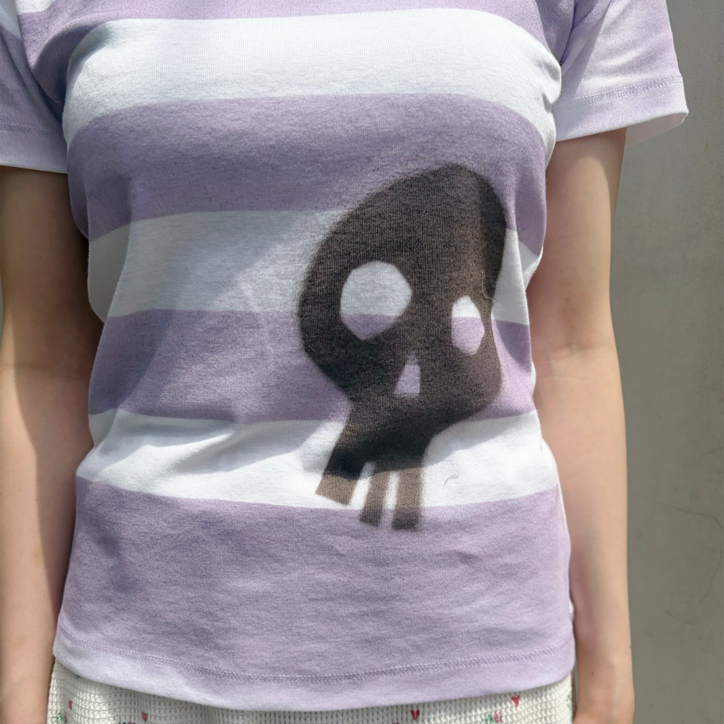 skull T-shirt / purple / スカルTシャツ