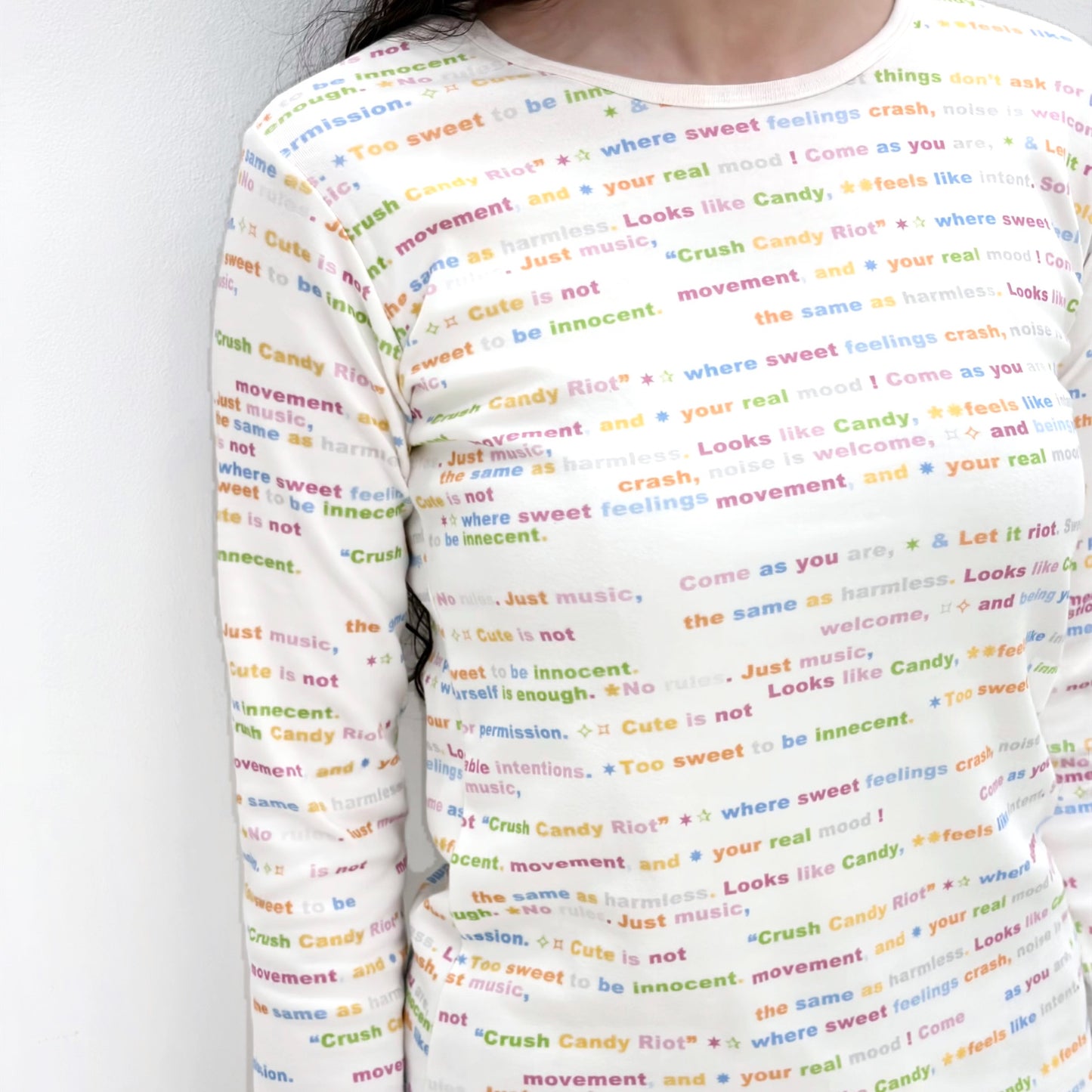 [F.E.E.S] jersey pattern long top / C.C.R / プリントロングスリーブTシャツ