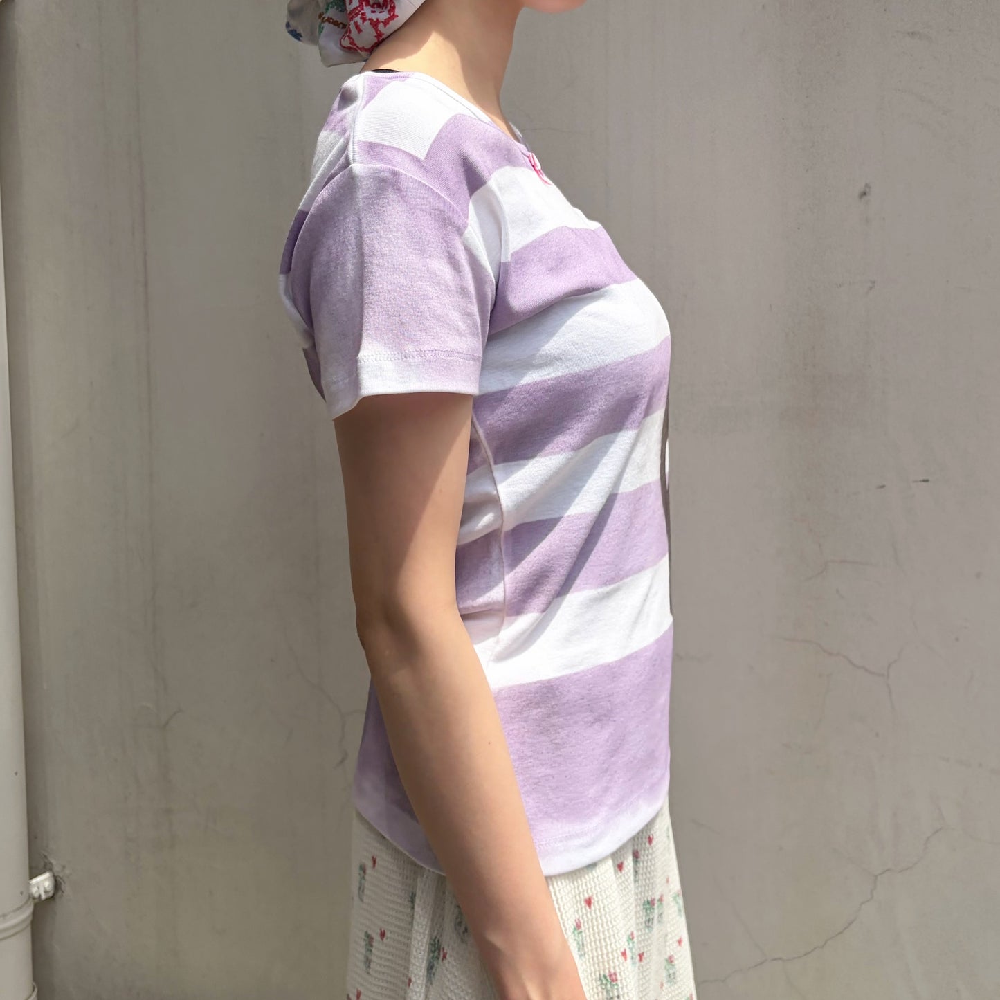 skull T-shirt / purple / スカルTシャツ