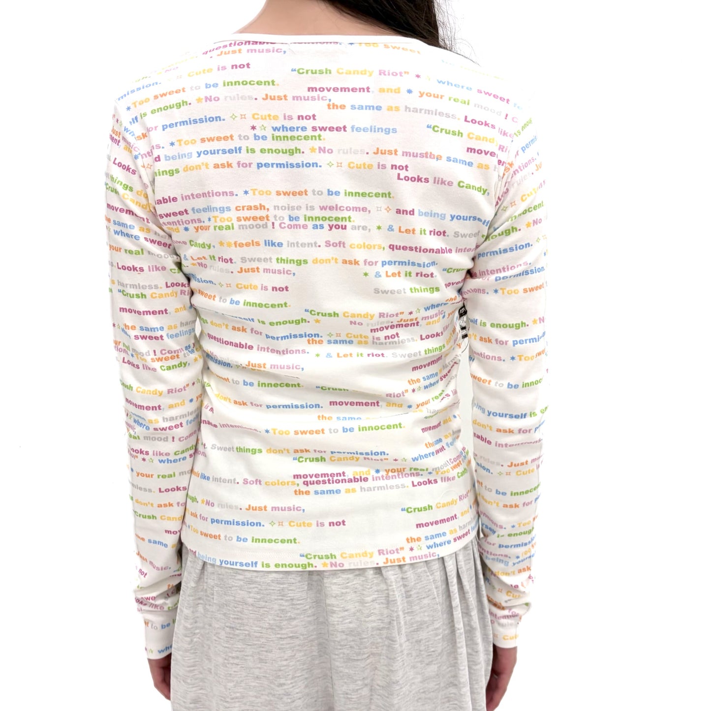 [F.E.E.S] jersey pattern long top / C.C.R / プリントロングスリーブTシャツ