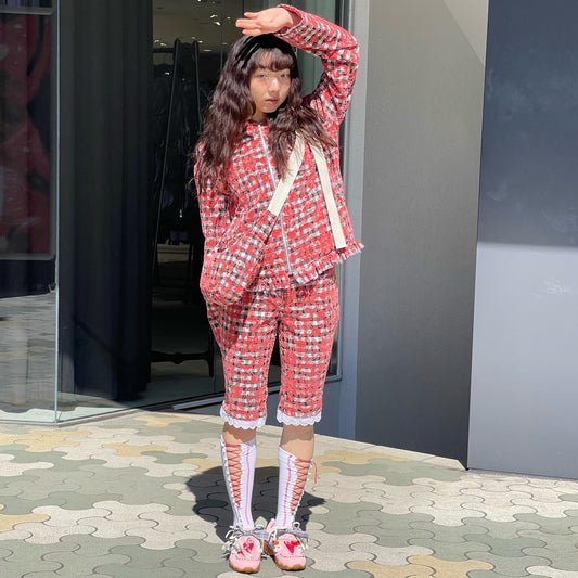 Shoulder bag / Red Gingham / ギンガムショルダーバッグ