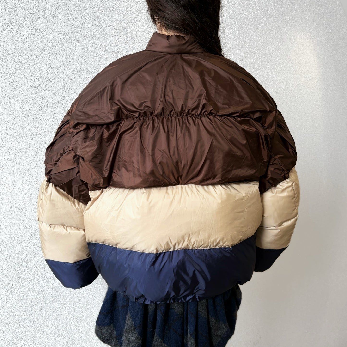 WRINKLE DOWN COAT / MULTI / ダブルジップダウンジャケット